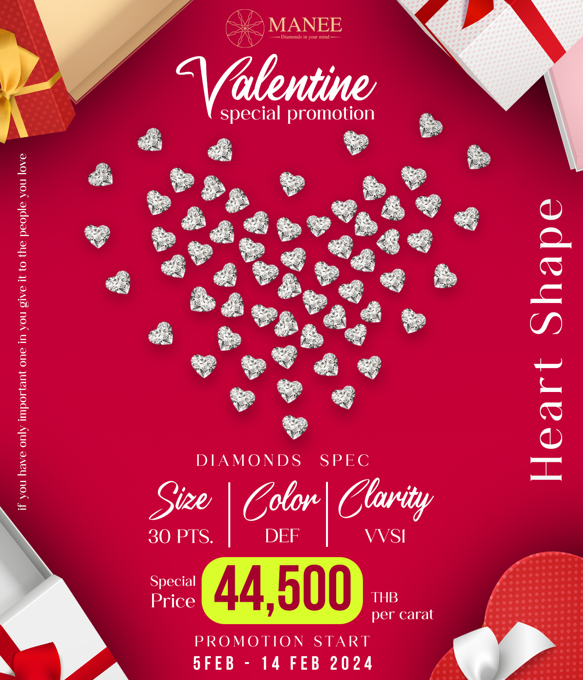 Valentine special promotion